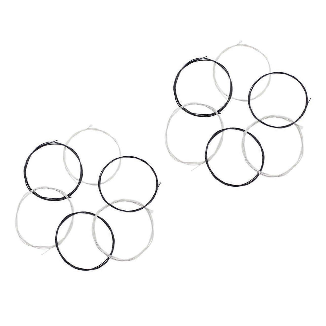 Classical Guitar Strings Nylon 2 Sets Warm Clear Sound Durable Build Quick Replacement Kit