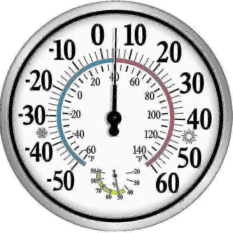 2 in 1 thermometer hygrometer 12 inch large digits