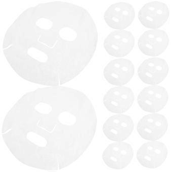 100pcs Disposable Facial Mask Pure Cotton Paper Facemask Sheet Ultra-thin DIY Cosmetic Face Skin Care Mask