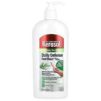Kerasal, Daily Defense Foot Wash Plus Natural Tea Tree Oil, 12 fl oz (355 ml)