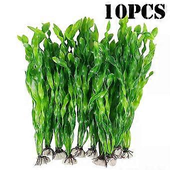 10PCS Fish Aquarium Plants Seaweed Water Plants for Aquarium 12-35cm Plastic Fish Tank Plant Aquarium Decoration