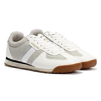 Scarpe da ginnastica Lambretta Diego da uomo, bianche/grigie