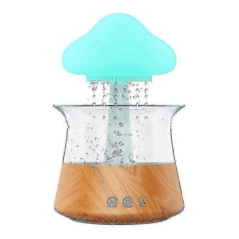 Portable Raincloud Essential Oil Zen- Diffuser & Raining Cloud Night Light Mushroom Lamp- Diffusers Gift