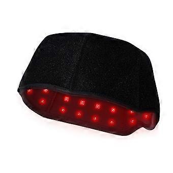 Roodlichttherapie voor snelle haargroei: kap met rood en infrarood licht voor de behandeling van haarverlies, USB-opladen.
