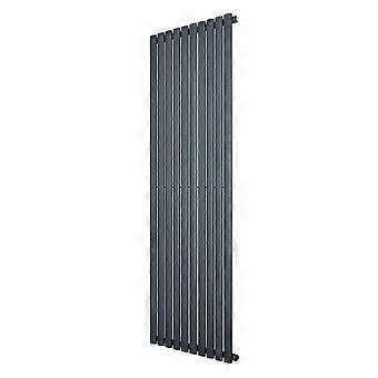 Oval Single Column Radiator 1800 x 600mm Modern Designer Single Panel Central Heating Heater Matt
