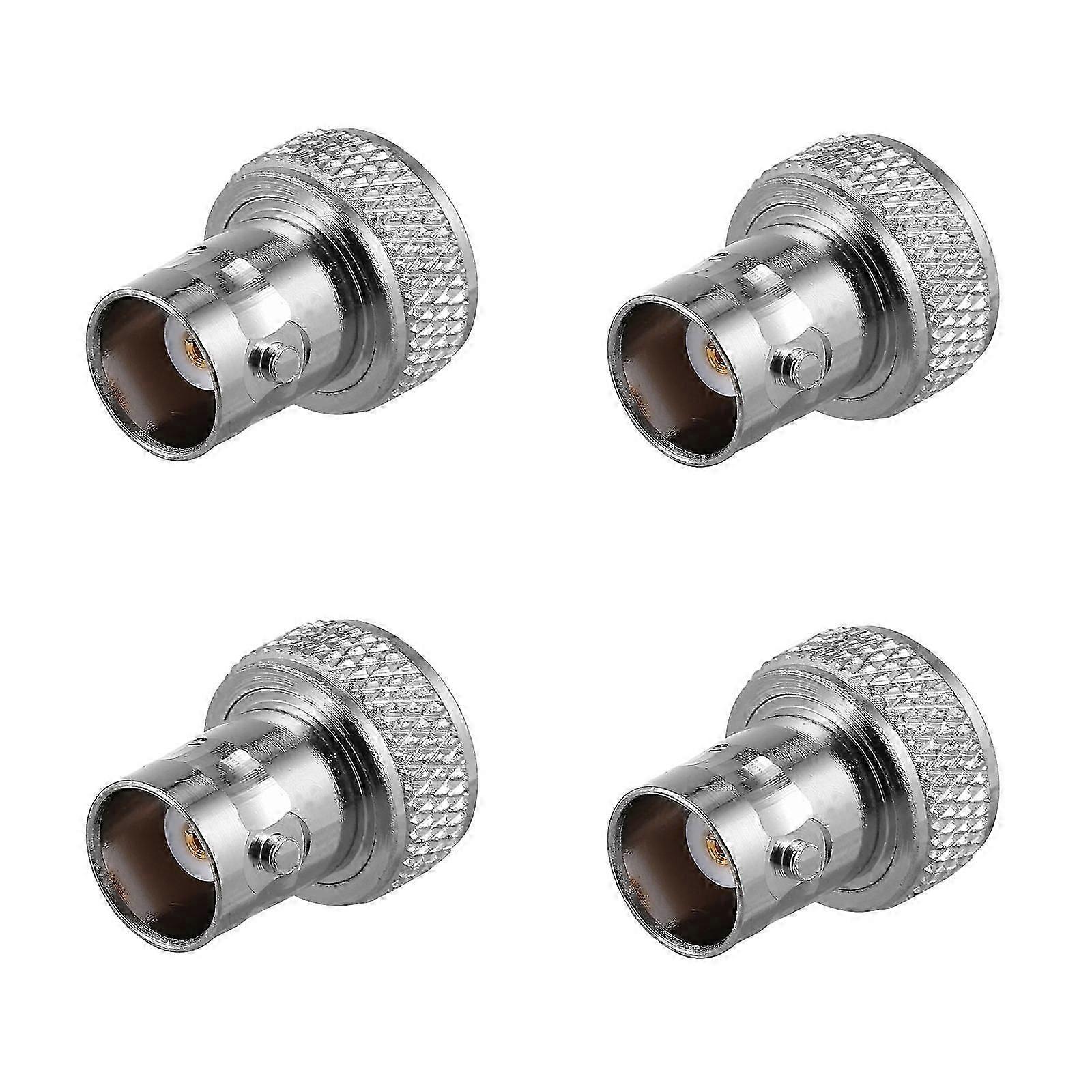to Sma Coaxial Intercom Adapter for Replacement 4Pcs Silver