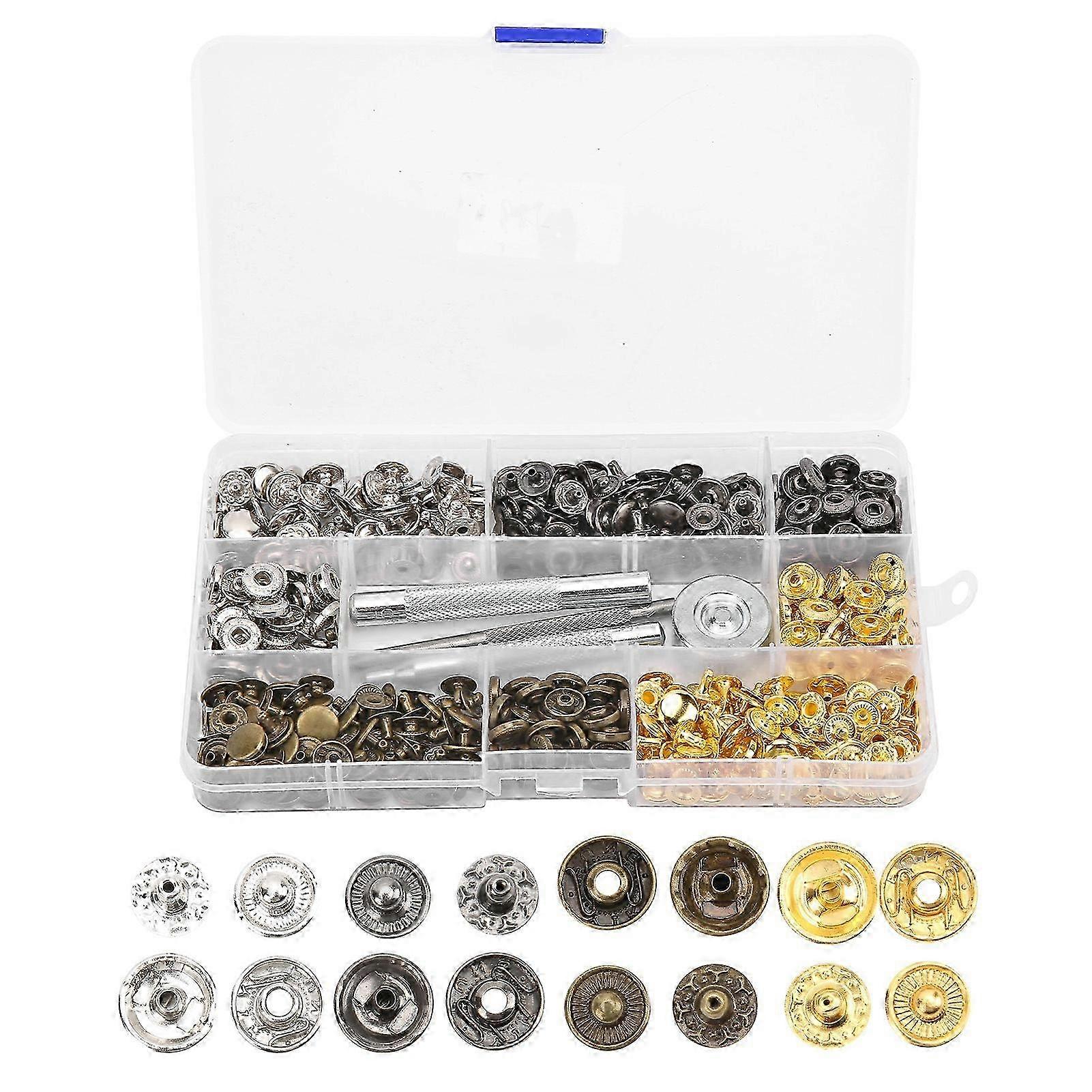 Sewing Buttons Practical Lightweight Iron Snaps Replaceable Clothes Decoration compatible with Tailor
