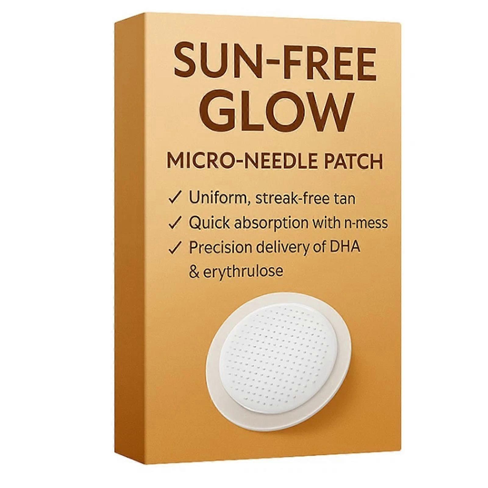 Sun-Free Glowing Tanning Patch Gentle Formulas Self-Tanning Patch Microneedles Tanning Patch