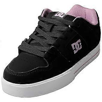 DC Shoes Pure Damen-Skateschuhe in Schwarz-Lavendel