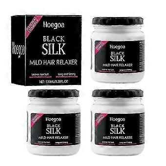 1-3pcs Natural Black Silk Mild Hair Relaxer Hair Straightening Protector 26-27