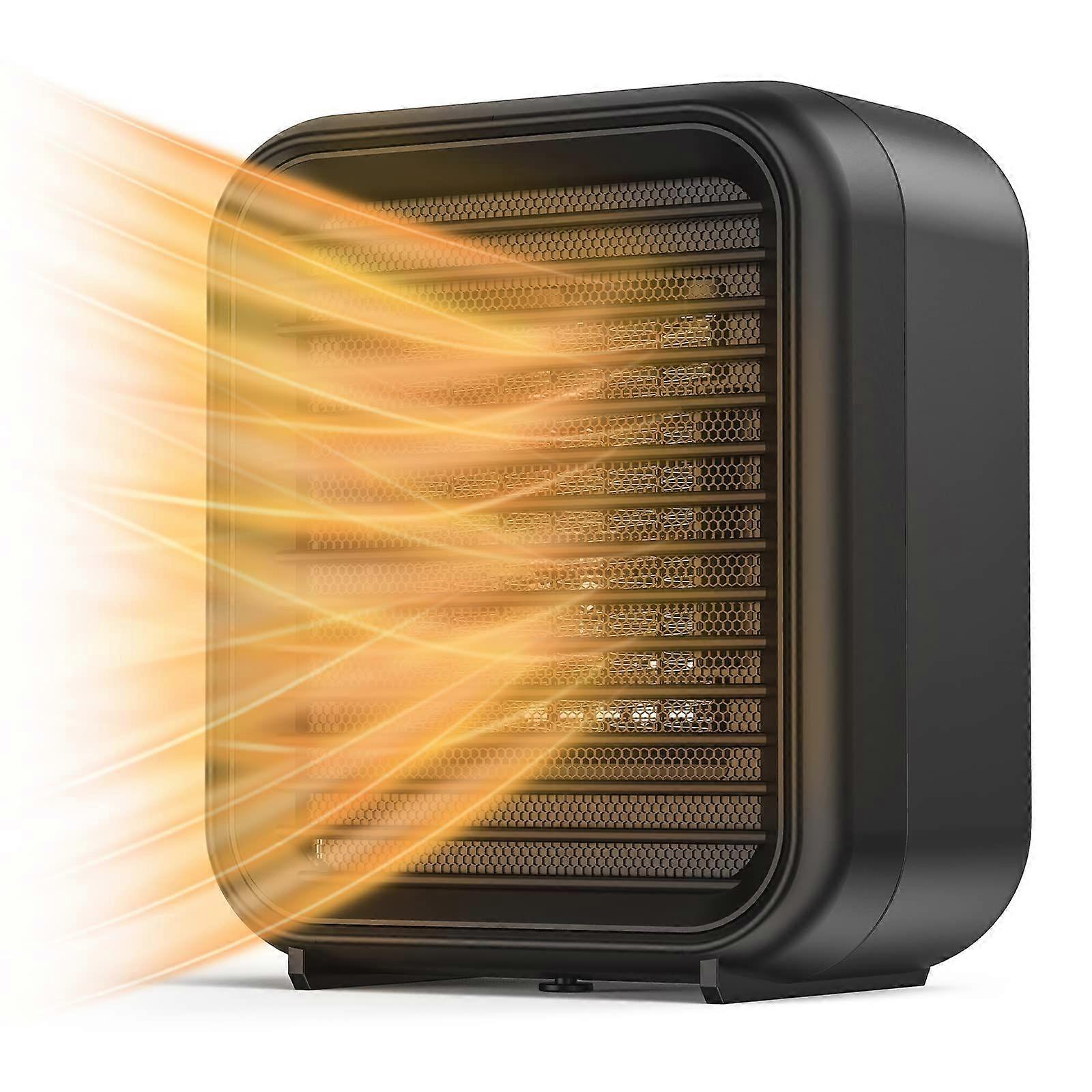 800W Mini Ceramic Heater,2 Power Levels