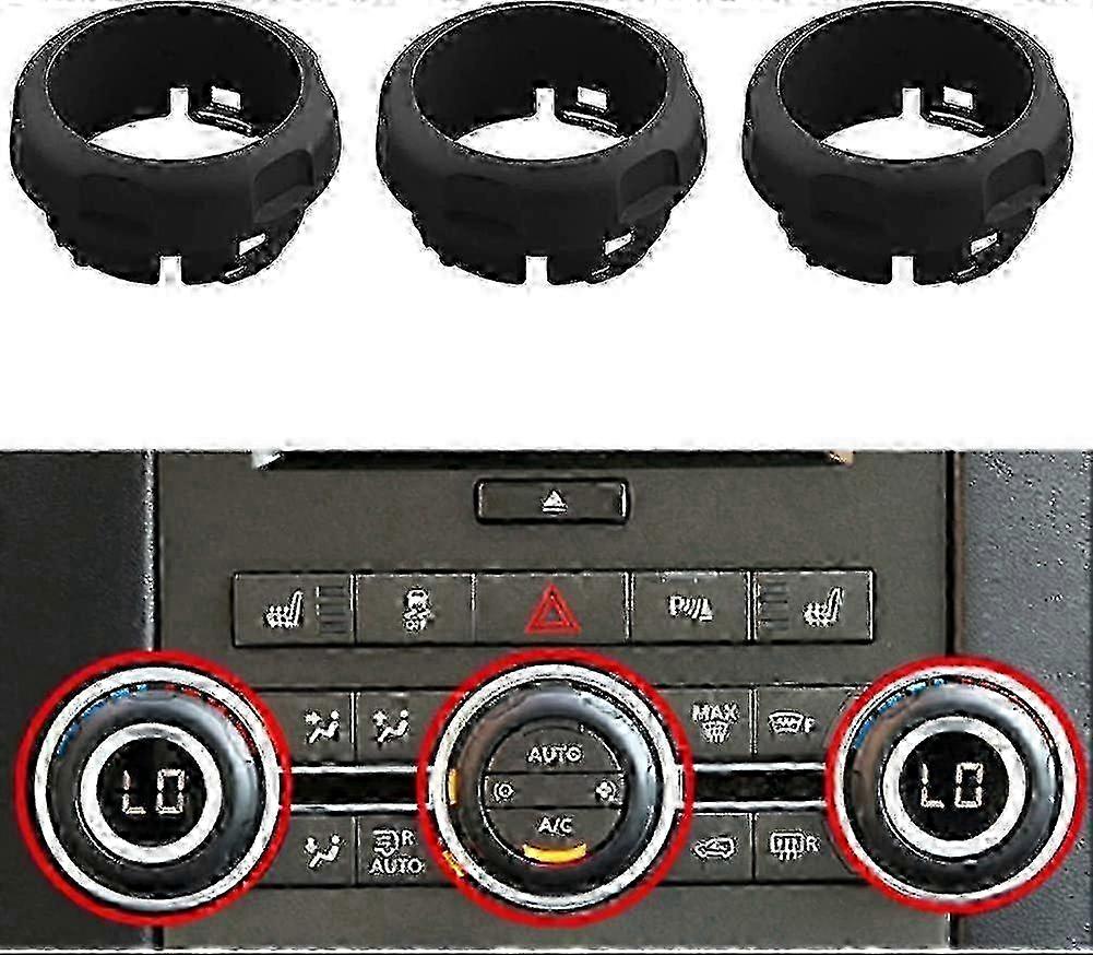 Console Knobs Set for Land Rover Discovery 4 for AC and Volume Panel Controls