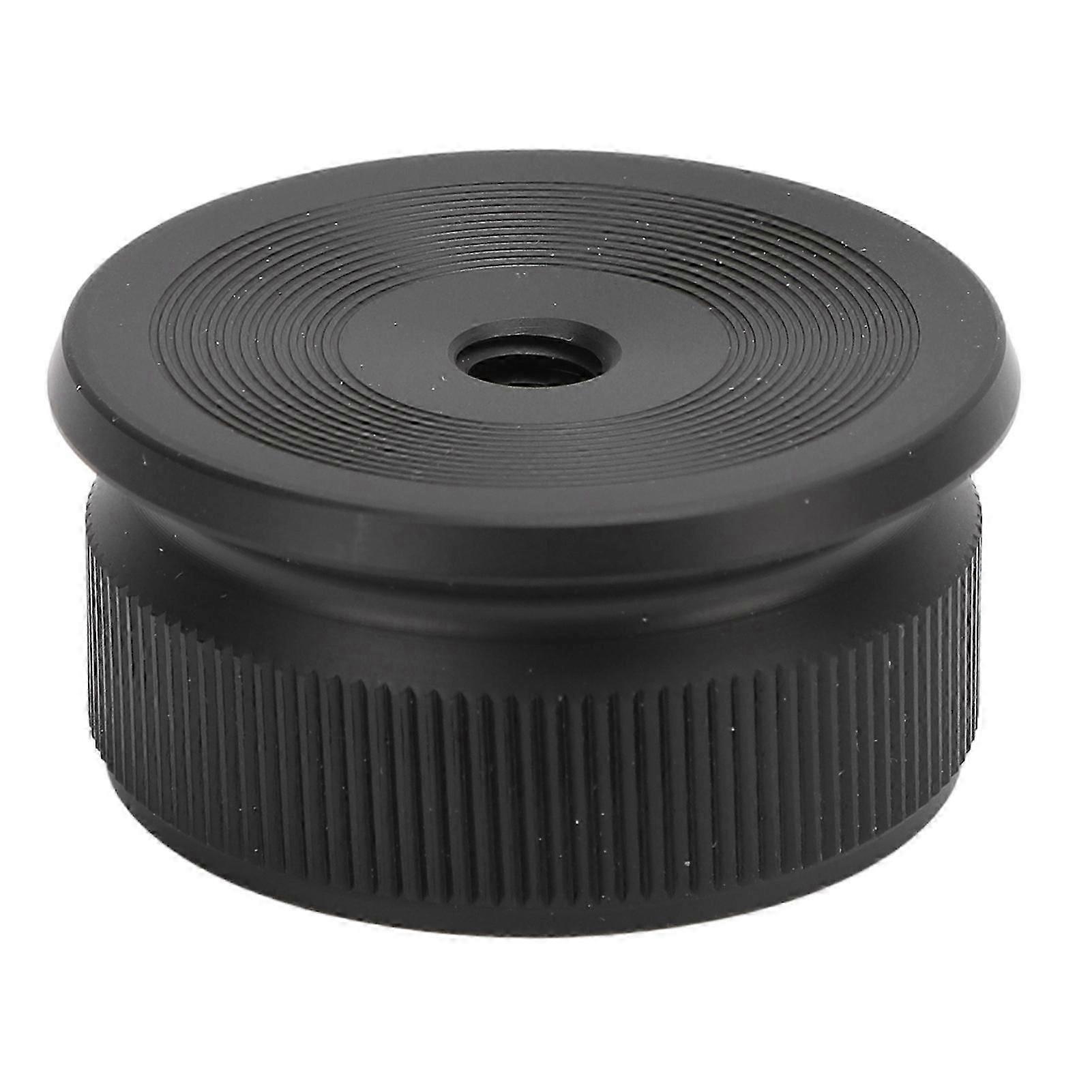 Camping Light Adapter Base 1/4in Thread Metal Portable Light Bulb Socket Base for BAREBONES Black