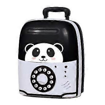 Money Box For Kids, Money Safe Supporting Coins And Bills, Panda Atm Savings Bank