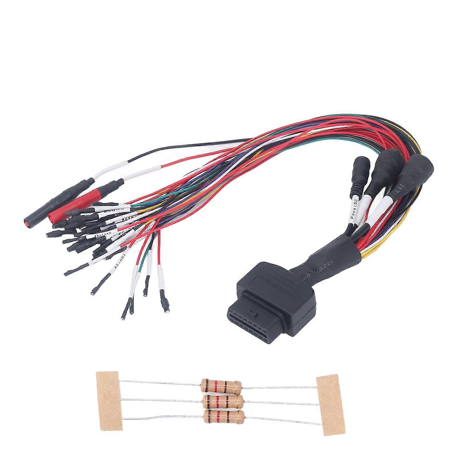 ECU Chip Tuning Tool, OBD2 Jumper Cable with Multiple Protocol Support for Vehicle Data Transfer
