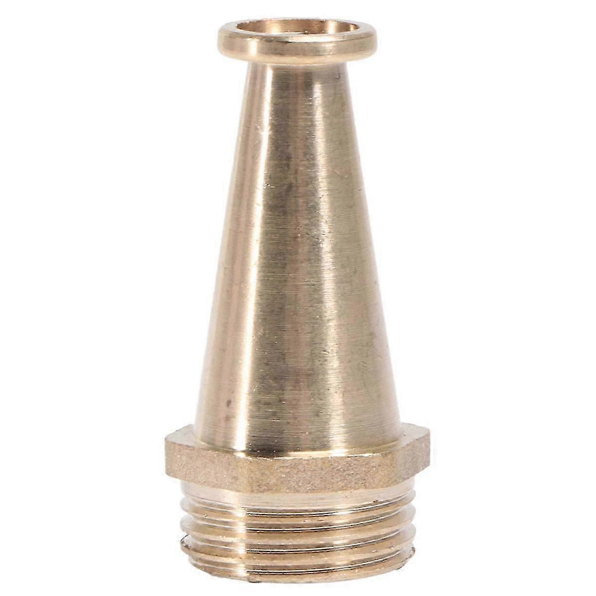 Hose Nozzle Spray For Cleaning Patios Solid Copper Construction Golden 1Pcs