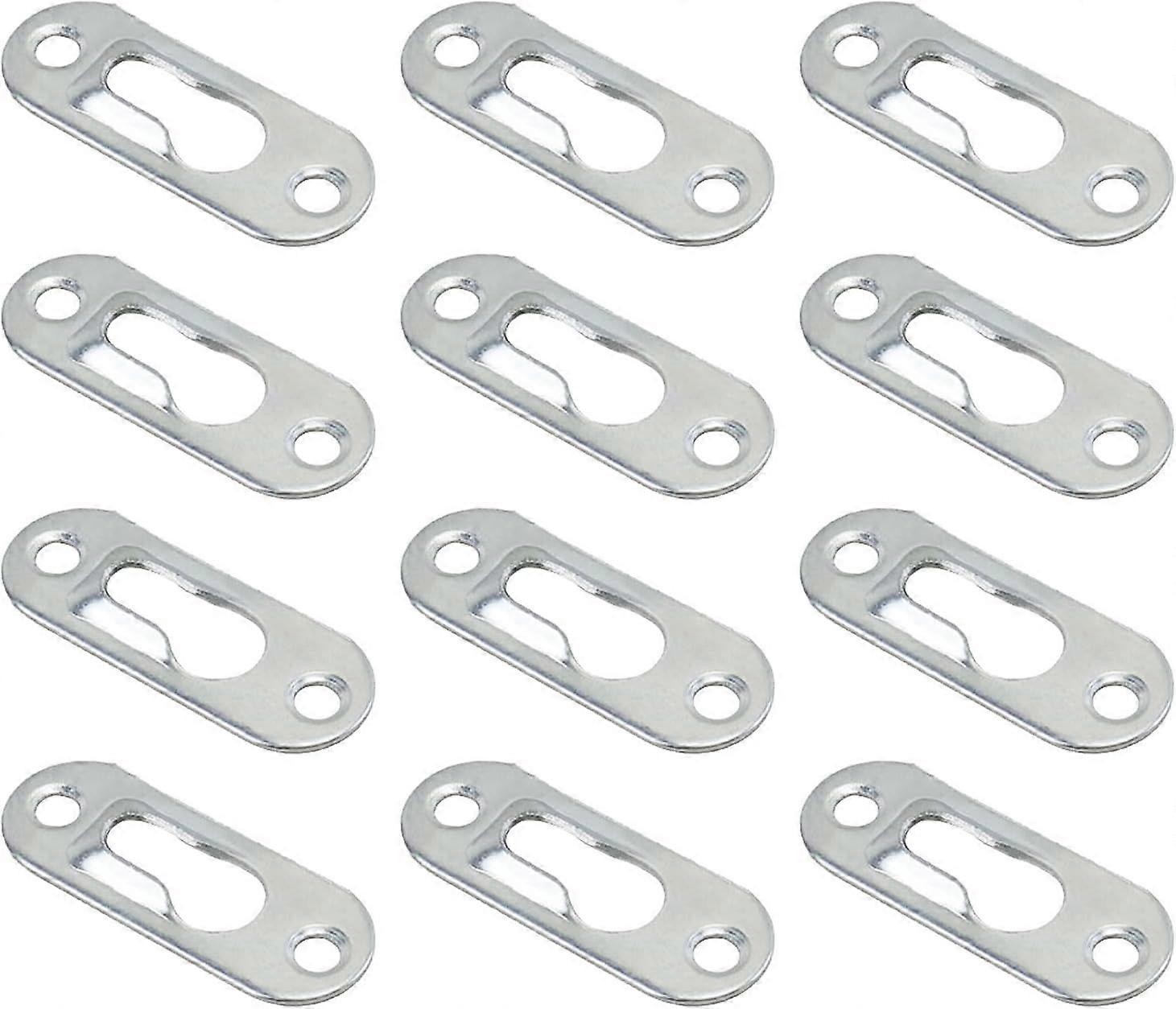 12 Pack Headboard Flush Mount Brackets - Wall Mount - Easy Installation
