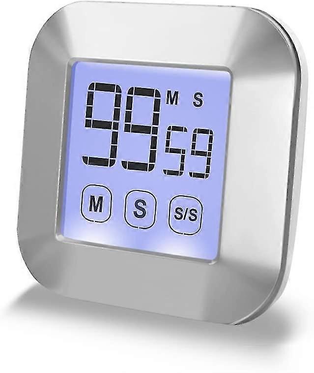 Kitchen Timer Ceebon Touch Screen Digital Cooking Timer Count Down/count Up Timer With Loud Alarm Large Display Backlight Magnetic(1pcs)