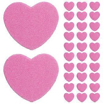 Sponge Nail Files Dual Side for Nail Polishing 150Pcs Pink Compact Block
