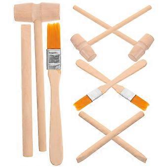 3 sets of Digging Tools Excavation Toy Small Digging Brush Chisel Hammer Learning Toy Tools