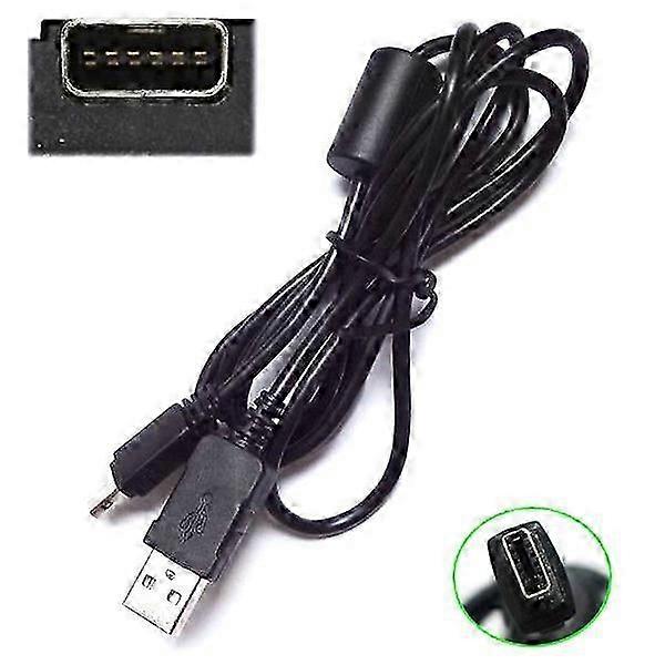 Camera USB Data Cable 12-Pin Sync and Charging Cable 1.2m Black
