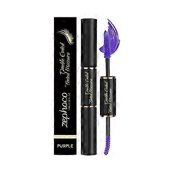 Zephoco double head color eye black (purple) is light, natural, smooth, and not easy to smudge daily beauty eye black