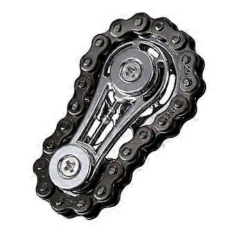 Zabawki Fidget Spinners Sprocket dla dorosłych i dzieci, metalowe koła zębate, łańcuch rowerowy Fidget Cube, zabawka łagodząca lęki u osób z ADHD i autyzmem