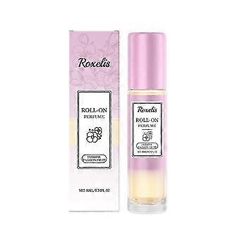 Jasmine Passion Perfume - Long-Lasting Fresh Floral & Passion Fruit Scent | Elegant Portable Design, Easy Application, Enhances Personal Charm