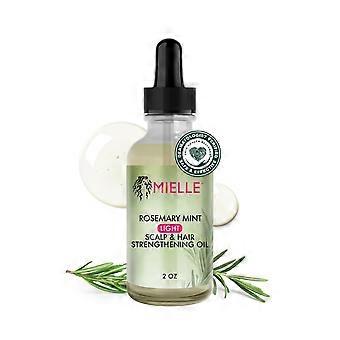 Rosemary & Mint Light Hair Oil, Split Ends & Dry Scalp Treatment - Infused with Biotin & Essential Oils for Strengthening, Soothing, Moisturizing & E