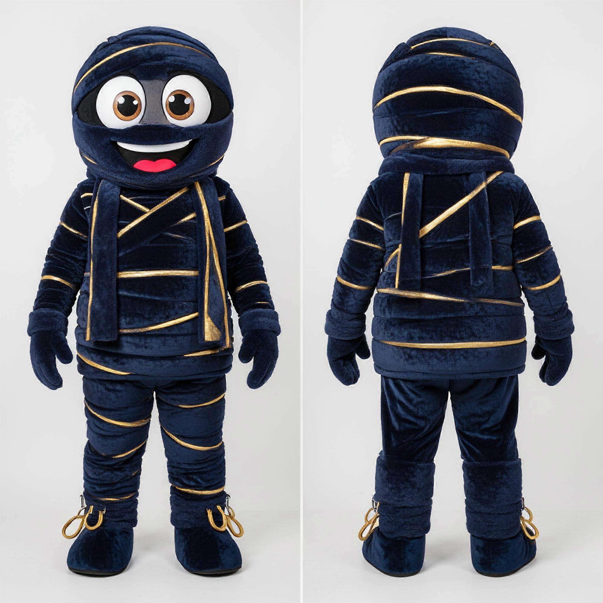MASTICOT Navy Velvety Mummy Mascot