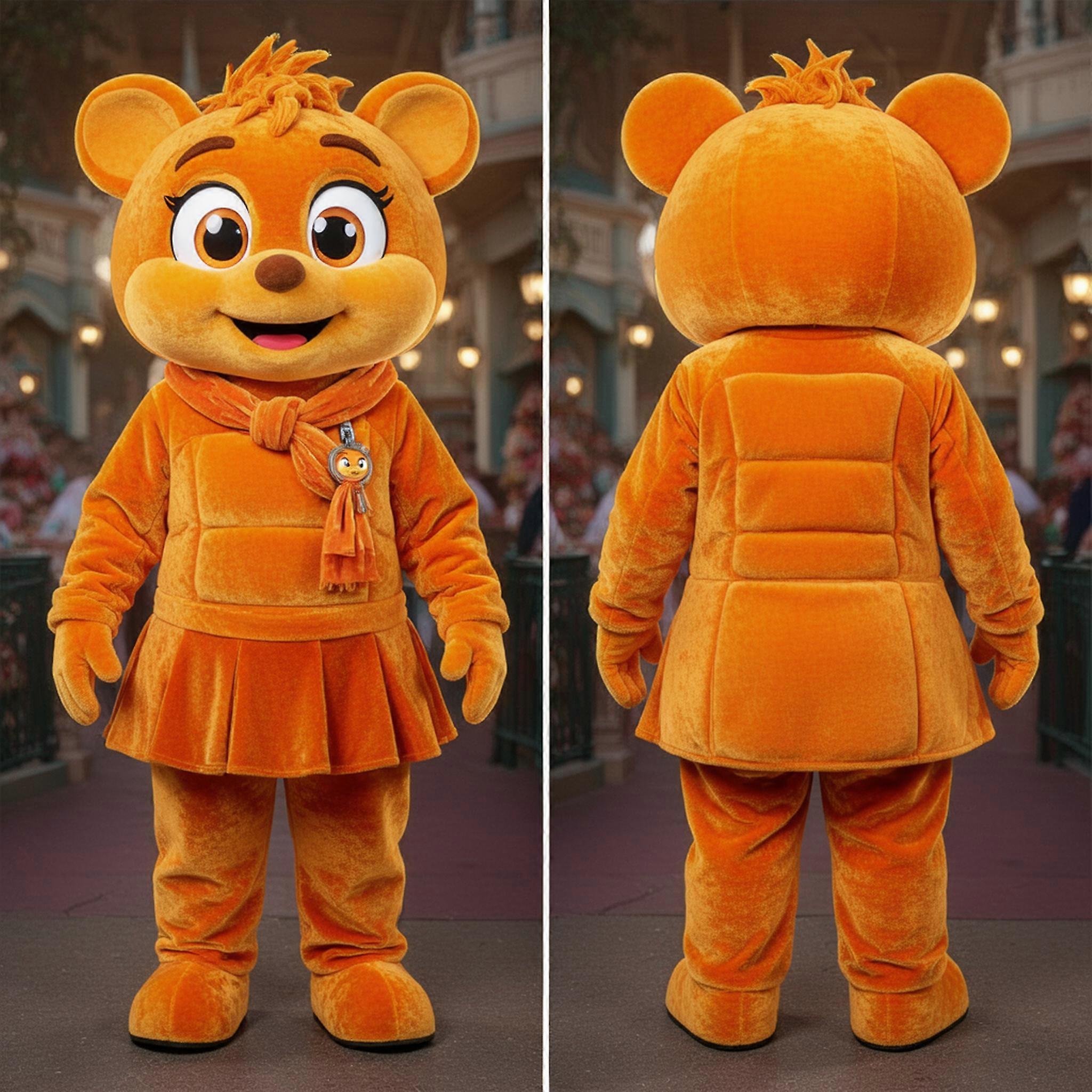 MASTICOT Velvety Orange Goulash Mascot