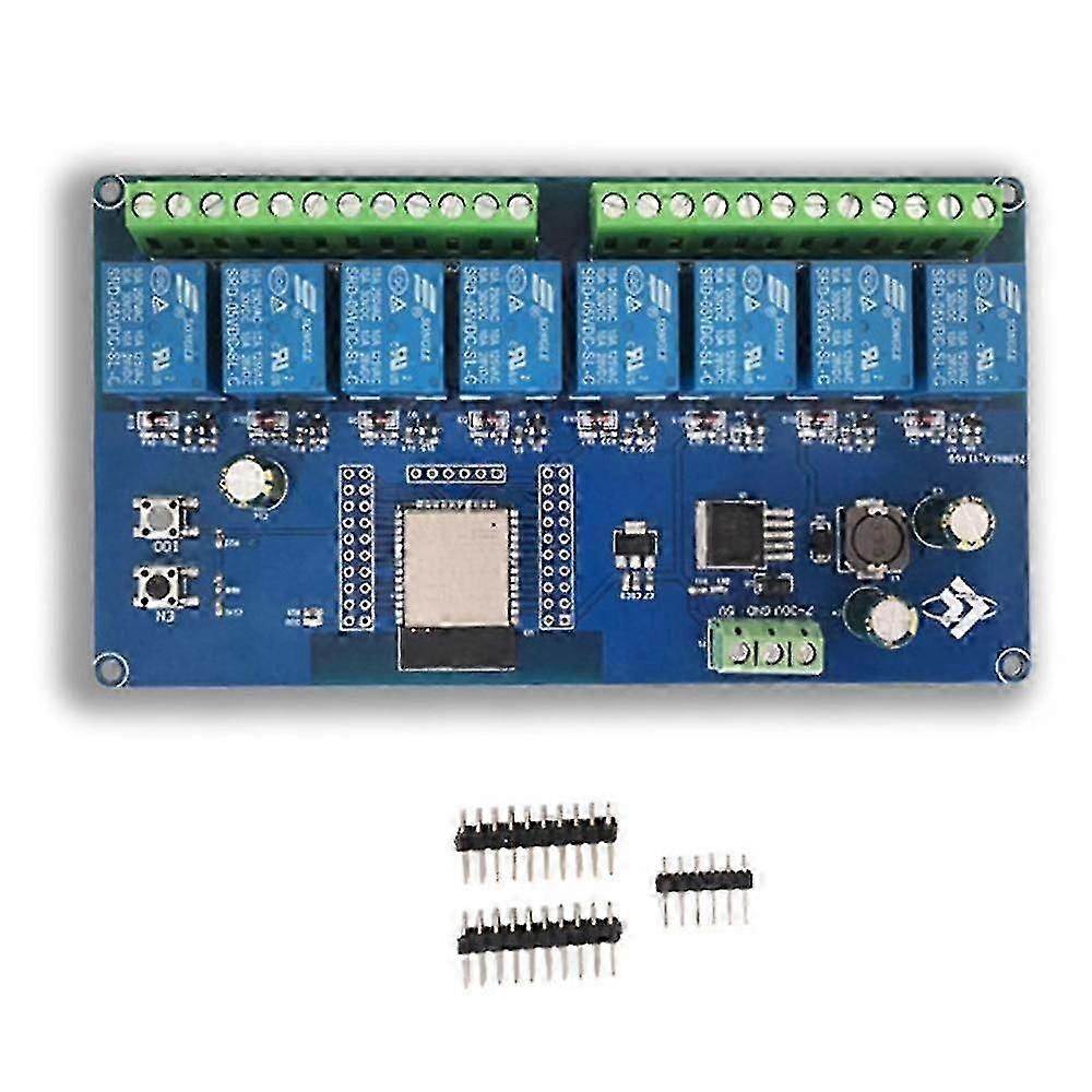 Dc5-30v Power Supply Esp32 Wifi Bluetooth Ble 8 Way Relay Module