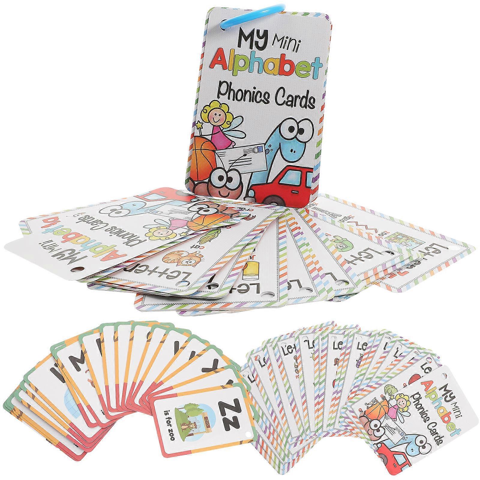 Educational Phonics Games for Children Flash Cards 2Sets for Learning