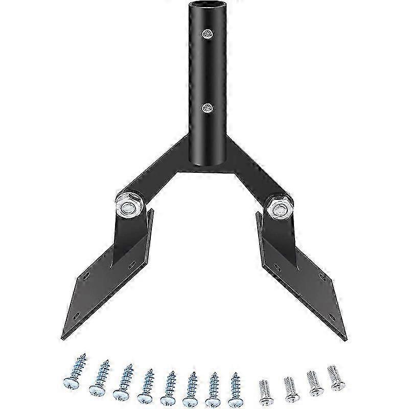 Weather Vane Bracket 1 Set Useful Support Adjustable Eaves Weather Vane Mount Black