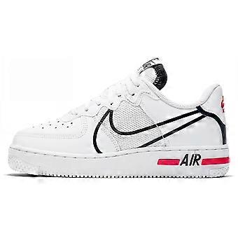 Nike Air Force 1 Low React D/MS/X Branco Preto GS CD6960-100