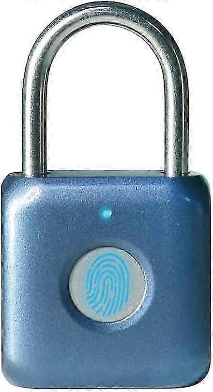 Mini Fingerprint Padlock (Blue)