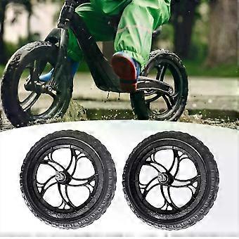 1 Par de Rodas para Bicicleta de Equilíbrio - Peças Não Infláveis - Modificação para Ciclismo - Substituição de Rodas para Bicicleta de Equilíbrio - Multiuso