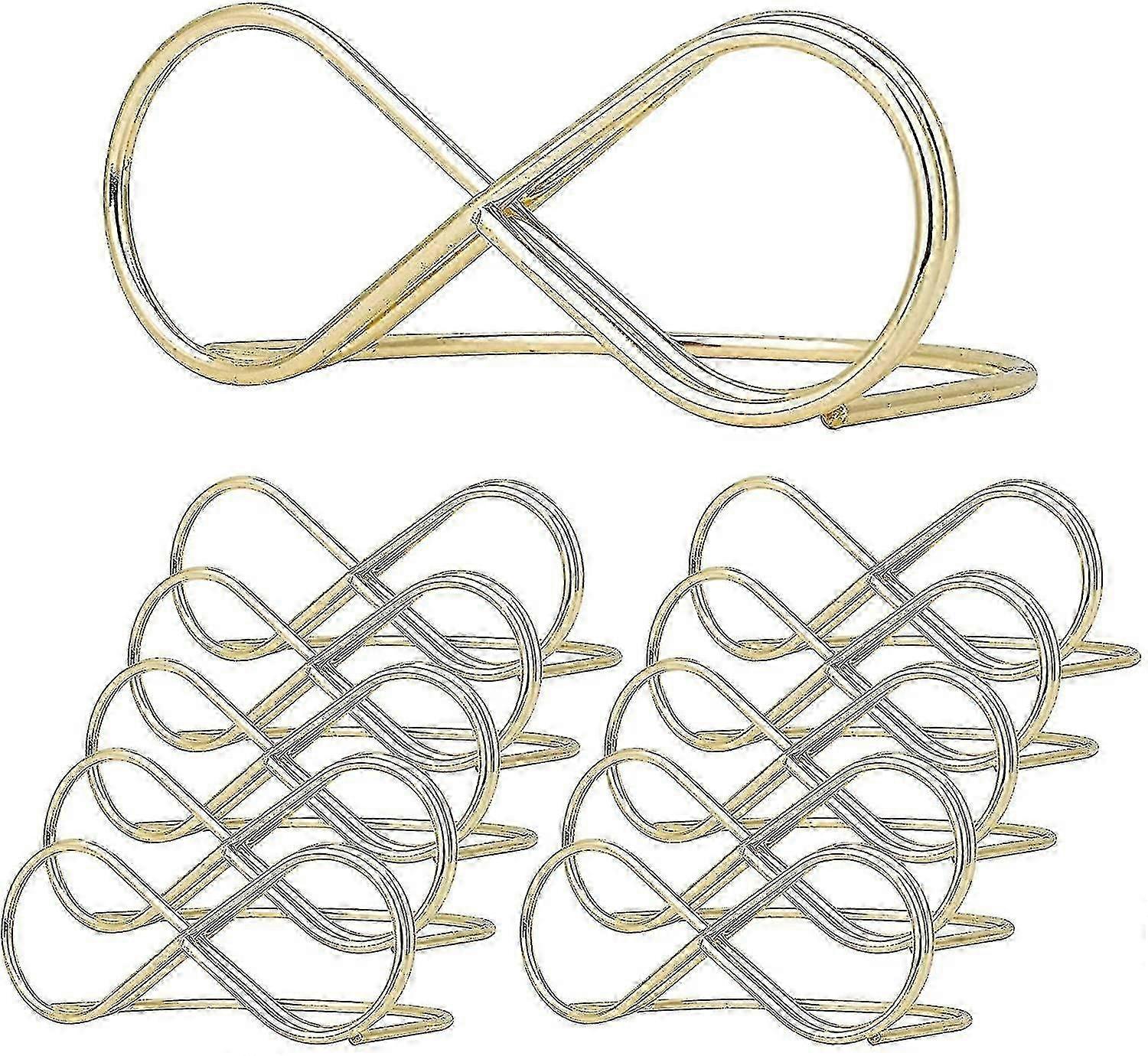 Gold Infinity Knot Table Number Holder