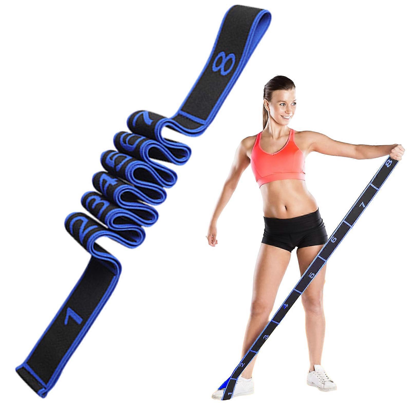 Elastic Stretching Strap Adjustable Multi-Loop Home Exercise Tool