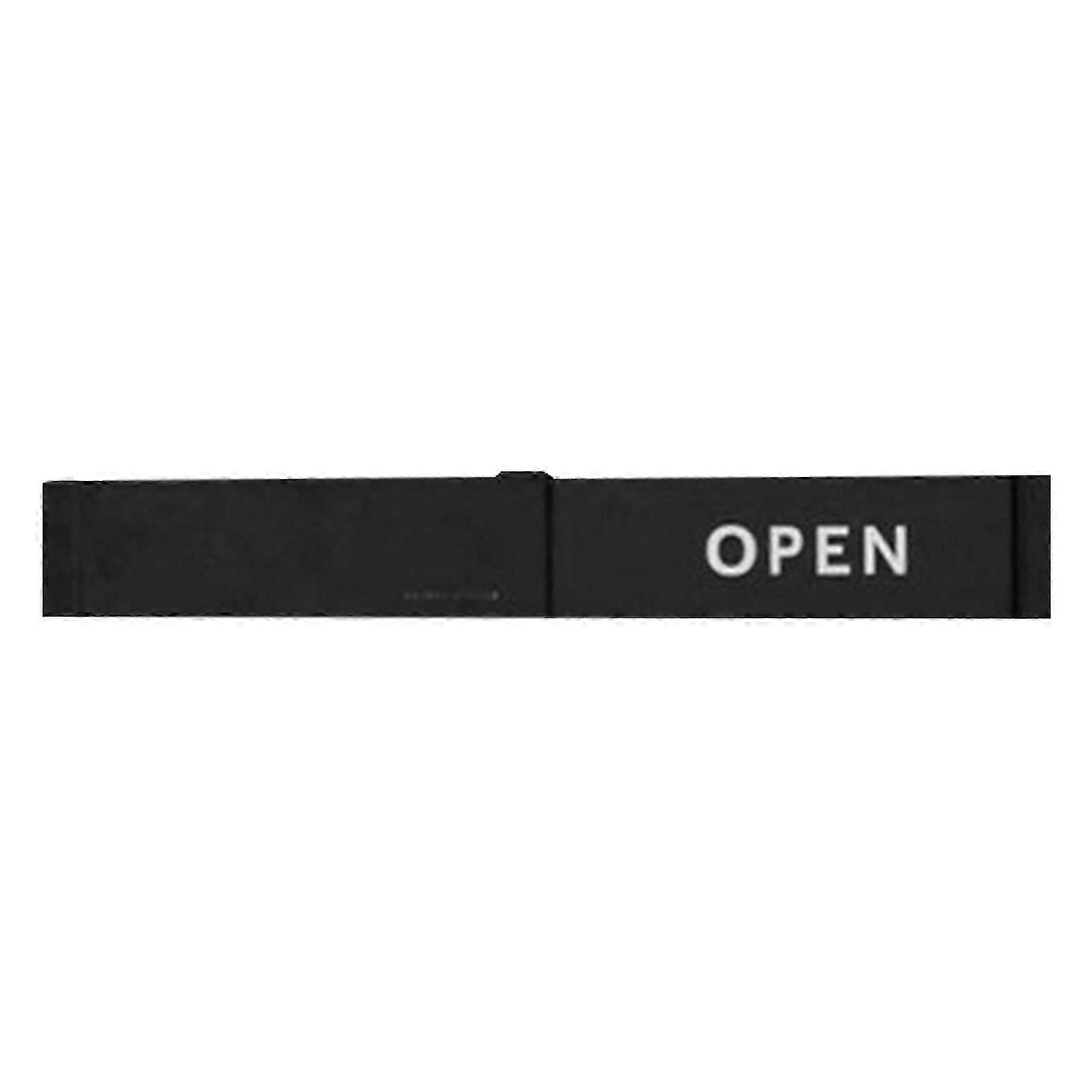 Easy-Read Sliding Shop Notice