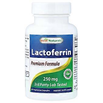 Best Naturals, Lactoferrine, 250 mg, 60 vegetarische capsules