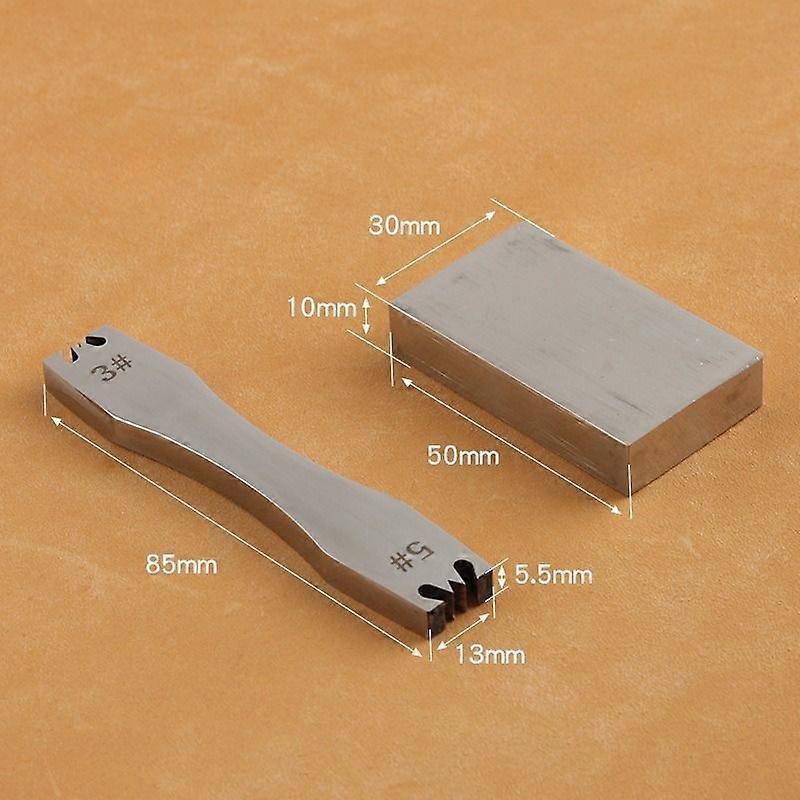 Zipper Teeth Remover for No. 3 and 5 with Optional Rectangular Support Block