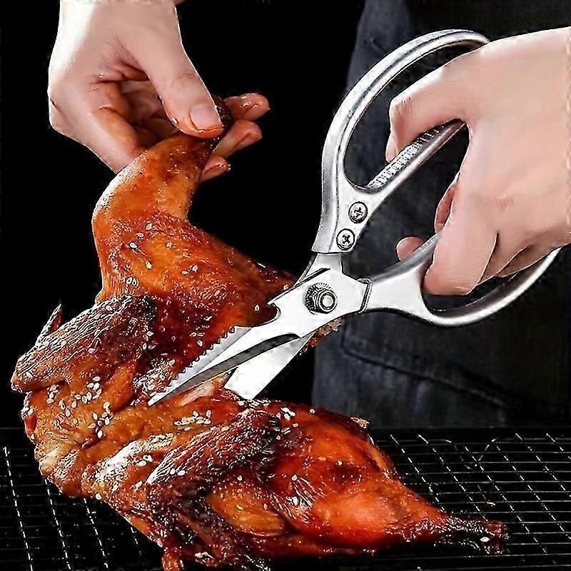 Heavy-Duty Forged Stainless Kitchen Scissors