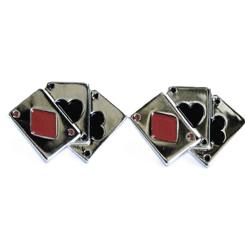 GDesign Premium Quality and Durable Playing Cards Design Button Cufflinks