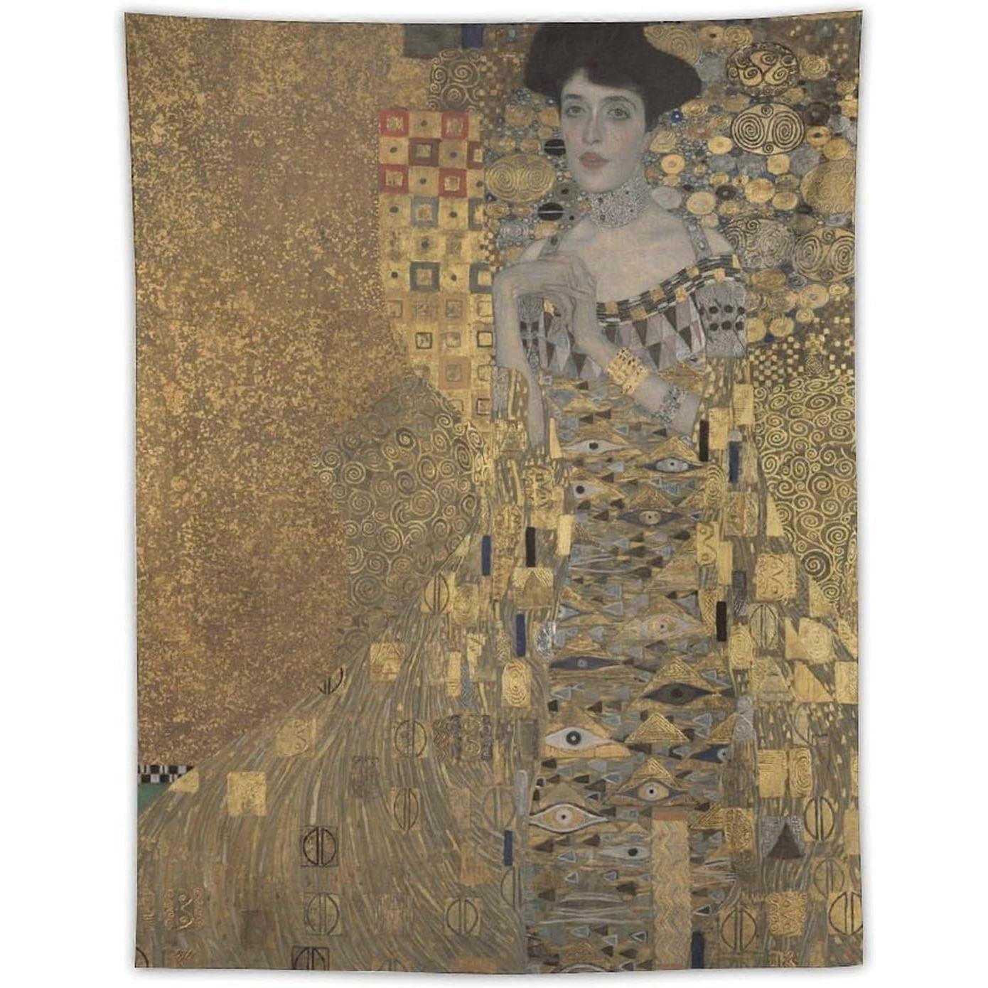 Gustav Klimt's Tapestry Adele Bloch Bauer Wall
