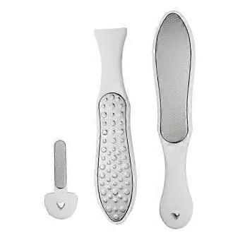 Dual-Action Stainless Steel Foot Tool
