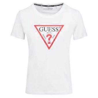Guess Womens/Ladies Cn Original Hotfix Logo Slim T-Shirt