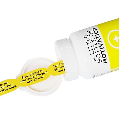 MOTIVATIONAL Mustard Little Bottle Of Focus Weekly Charming And Upbeat Spin