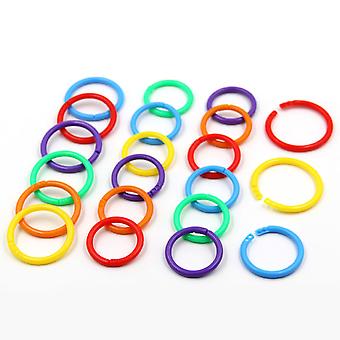 50x Hühnerbeinringe Nummeriert – 5 Farben, Clip-Verschluss, 16 Mm, Für Hühner, Enten, Tauben & Gänse