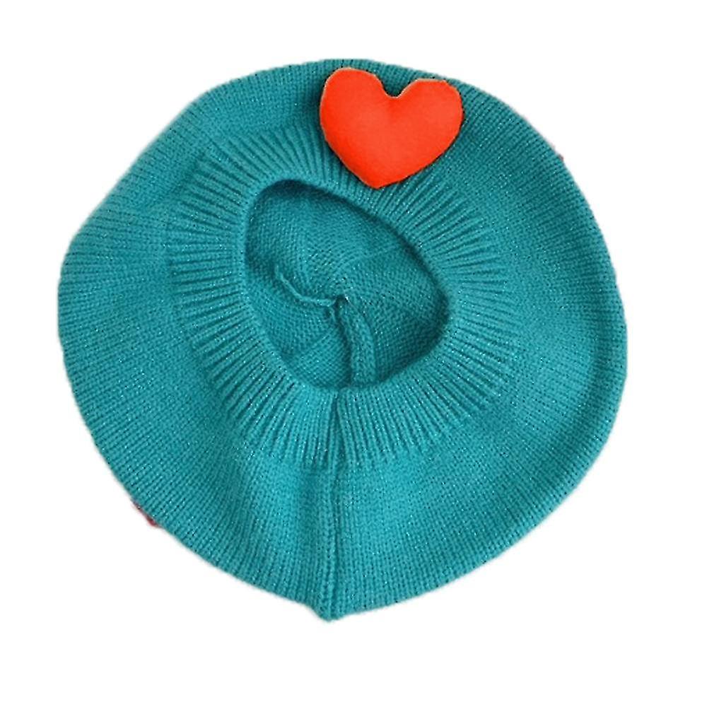 Boinas Sombrero Moda Gorra Gorra Cálida Compatible con Niñas -r